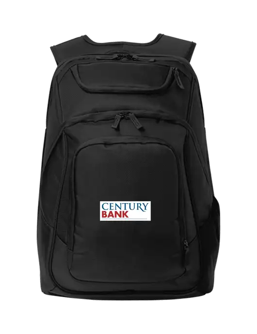 Executive Black Laptop Backpack w/ Liberty Logo