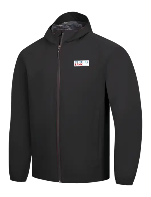 Black Essential Rain Jacket w/ Liberty Logo